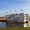 Einzigartige Sauna-Attraktion in der Thermen & Badewelt Sinsheim: Gläsernes Saunaboot auf dem Thermensee