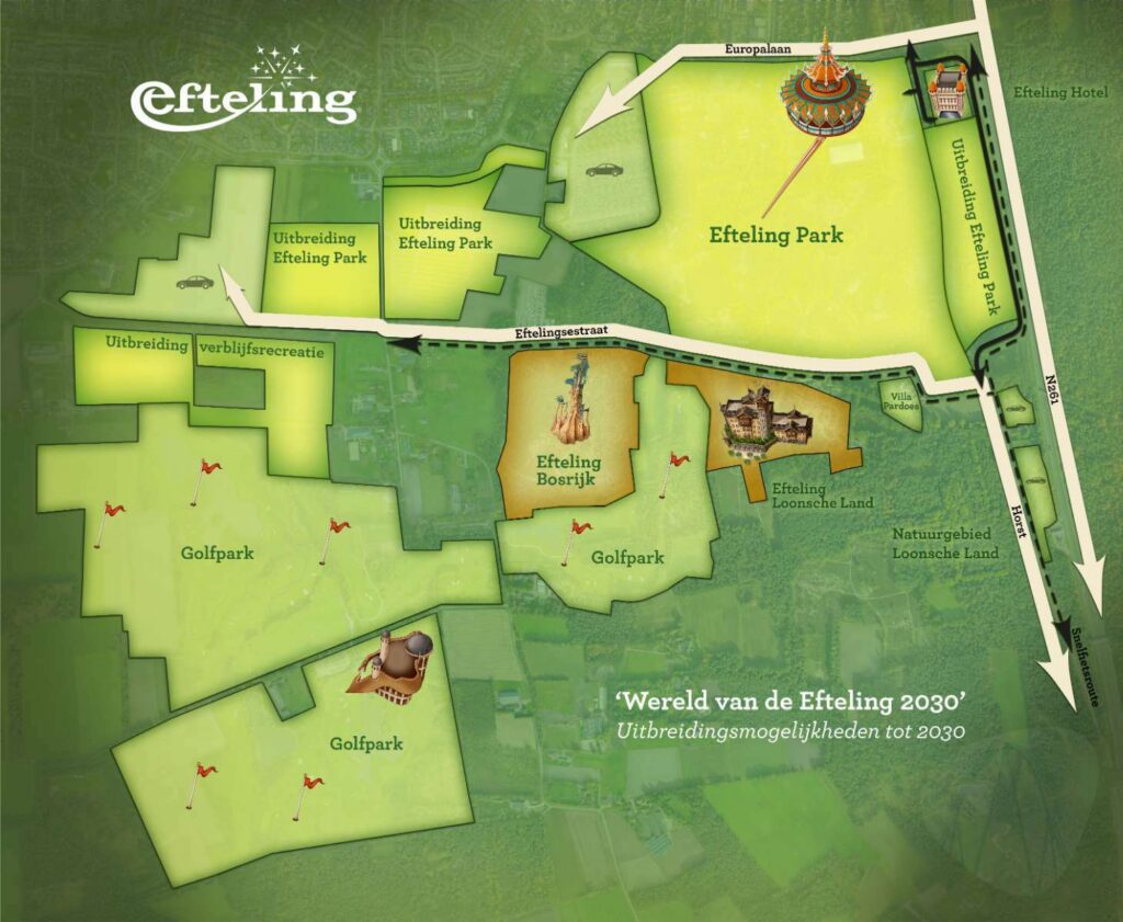 "Welt von Efteling 2030" - Grünes Licht für Flächennutzungsplan