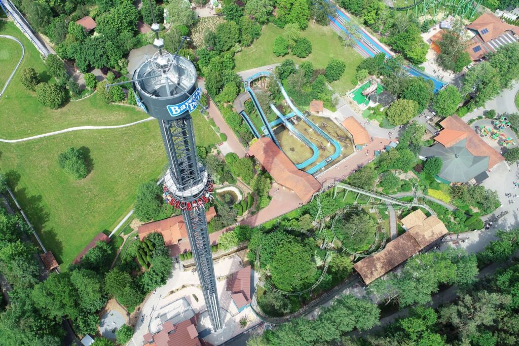 109 Meter hoher Freifallturm VOLTRUM eröffnet