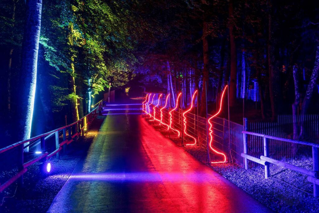 Eifelpark Leuchten vom 10. September bis 3. Oktober 2021 täglich von 19 bis 22 Uhr (montags/dienstags geschlossen)