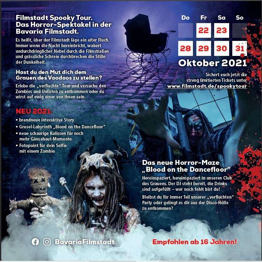 Bavaria Filmstadt: Spooky Touren zu Halloween