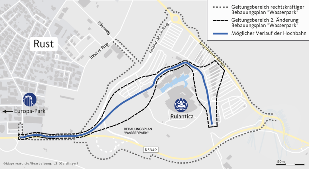 Europa-Park: Pläne für Hochbahn nach Rulantica von Gemeinderat genehmigt
