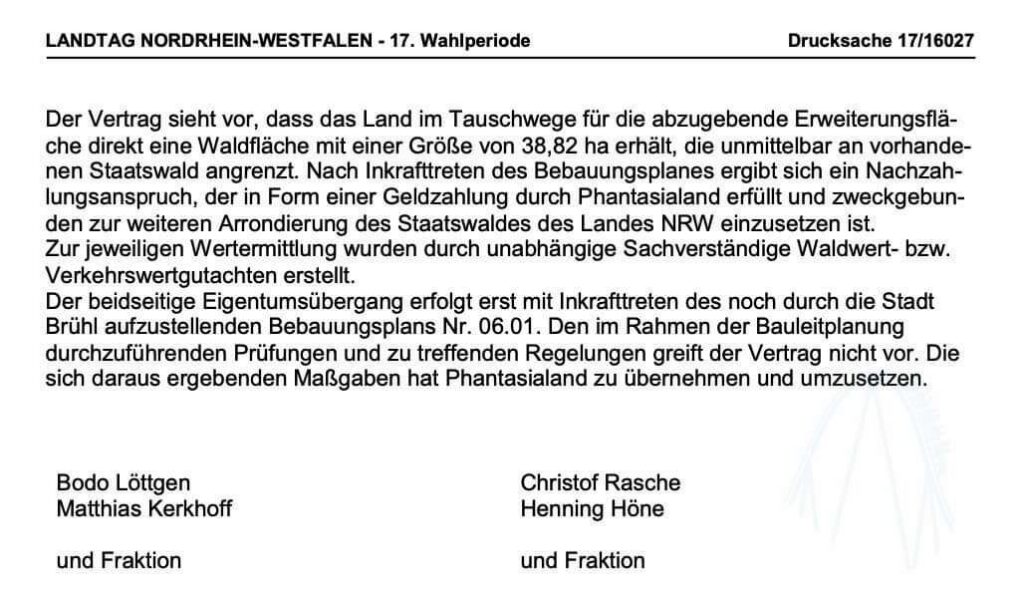 Das Phantasialand und die Erweiterung