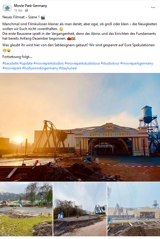 Was ensteht im Moviepark ?