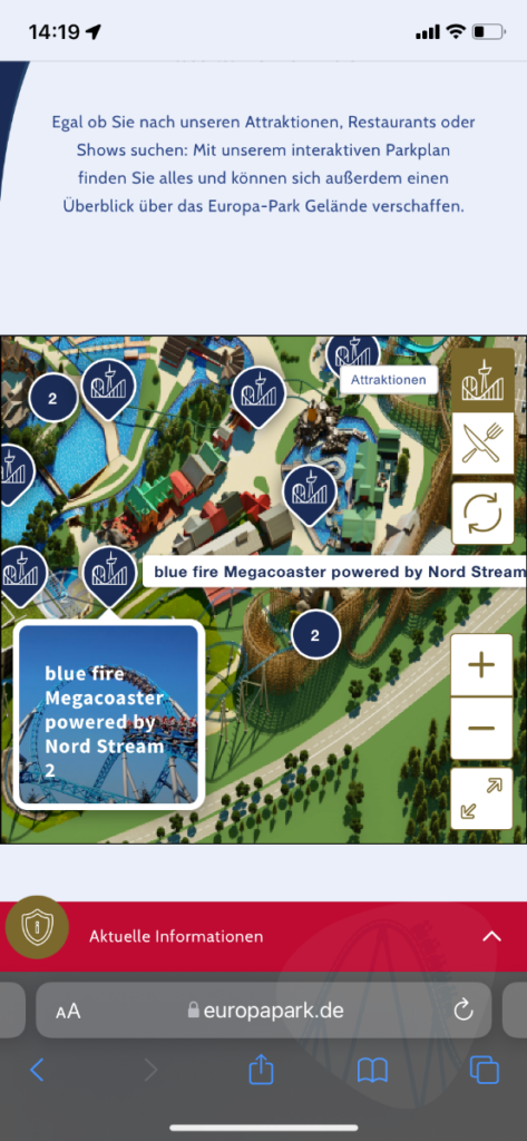 Europa-Park reagiert auf die Vorkommnisse der letzten Tagen in der Ukraine