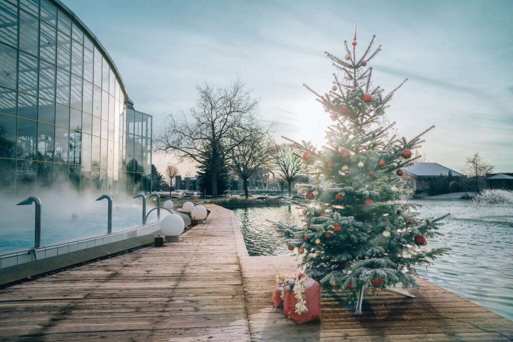 Weihnachtszauber in der Therme Erding