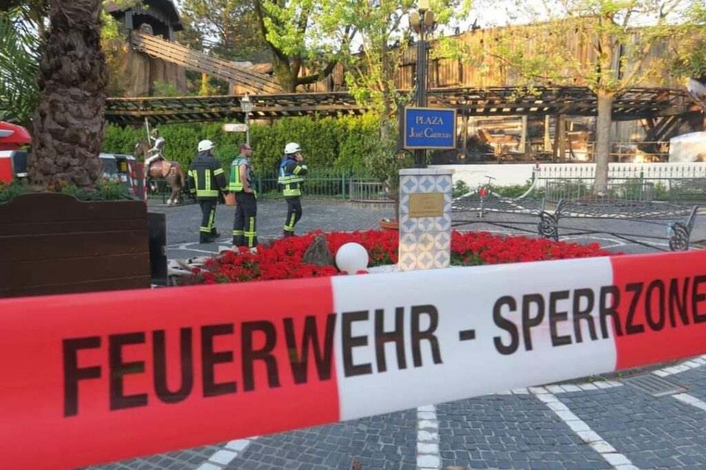 Feuer im Europa-Park