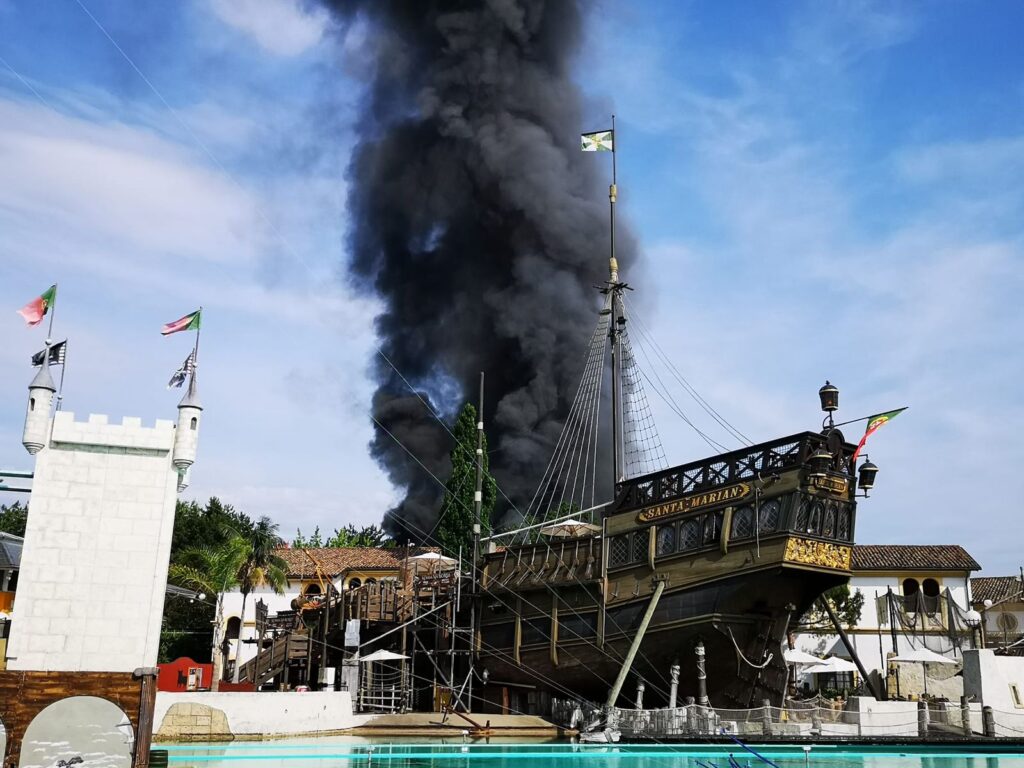 Feuer im Europa-Park