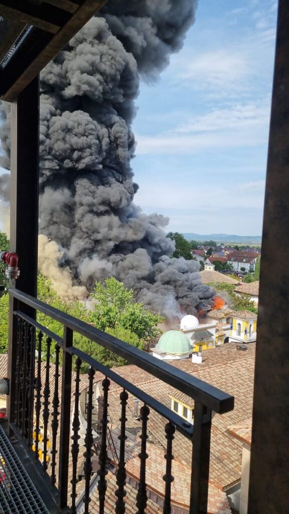 Feuer im Europa-Park