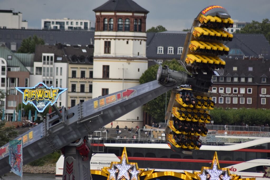 Größte Kirmes am Rhein in Düsseldorf - ein Tagesbericht