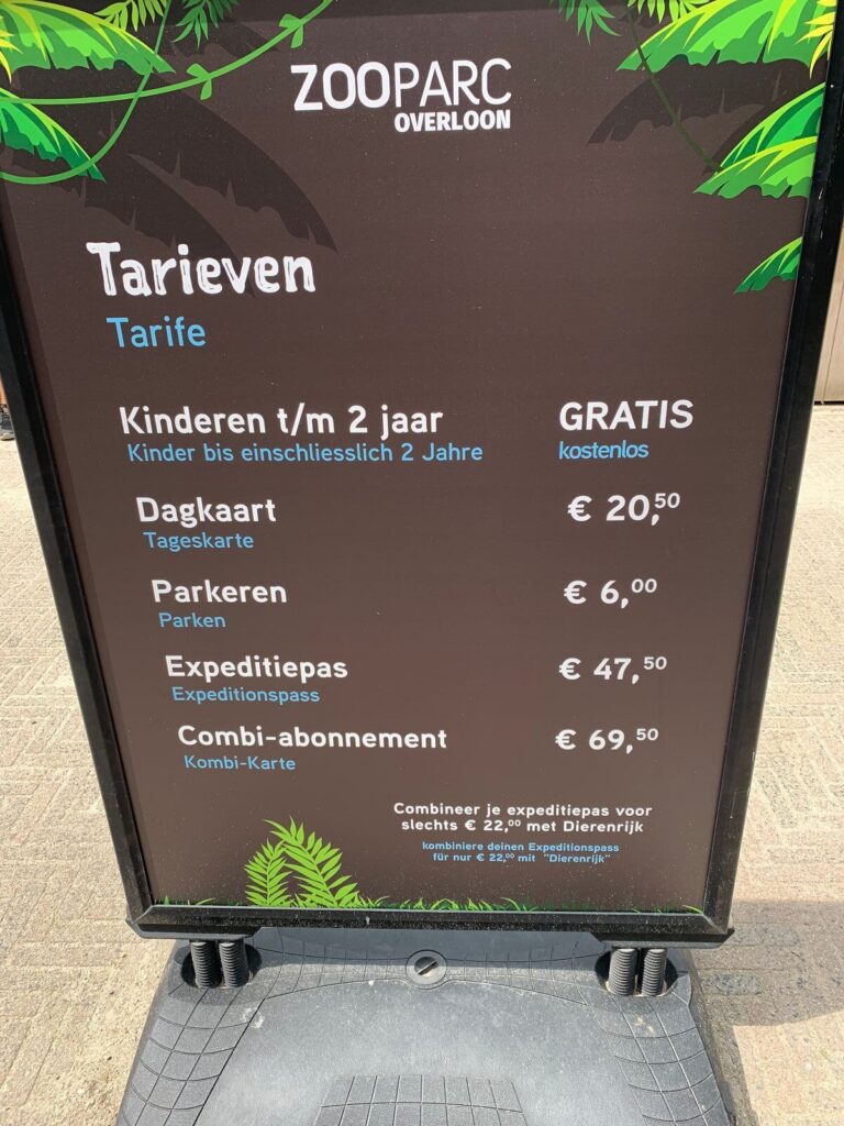Tagesbericht ZooParc Overloon