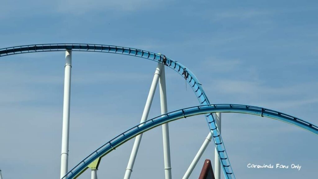 Inspektion bei Fury 325 in Carowinds
