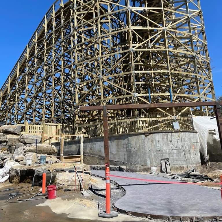 Neue Achterbahn Bobcat Six Flags Great Escape
