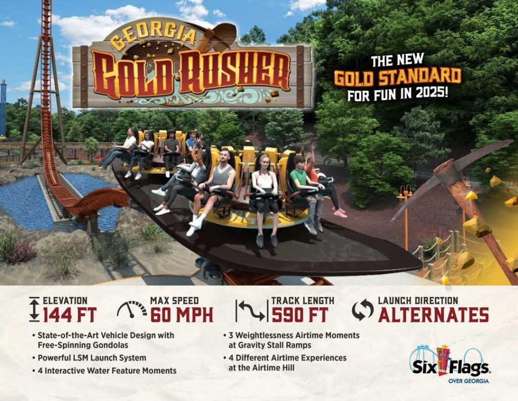 Six Flags Over Georgia: Georgia Gold Rusher