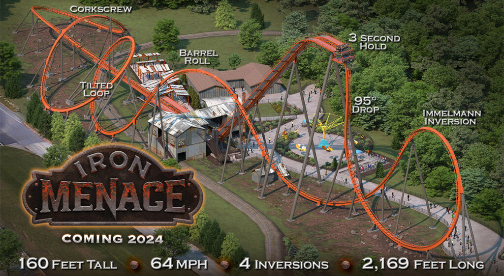 Iron Menace: Neuer Dive Coaster eröffnet in 2024