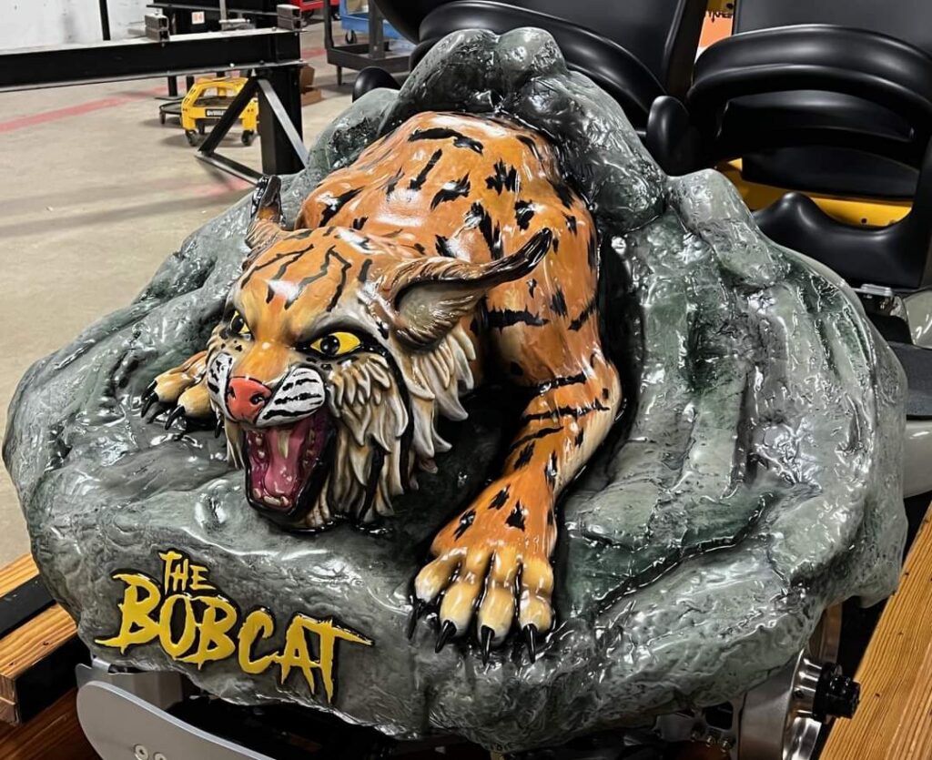 Neue Achterbahn Bobcat Six Flags Great Escape