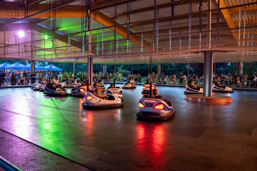 Skyline Park bei Nacht am 14. August