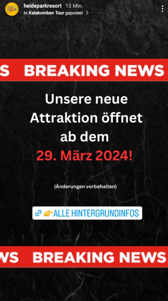 Mysteriöse Katakomben im Heide Park freigelegt