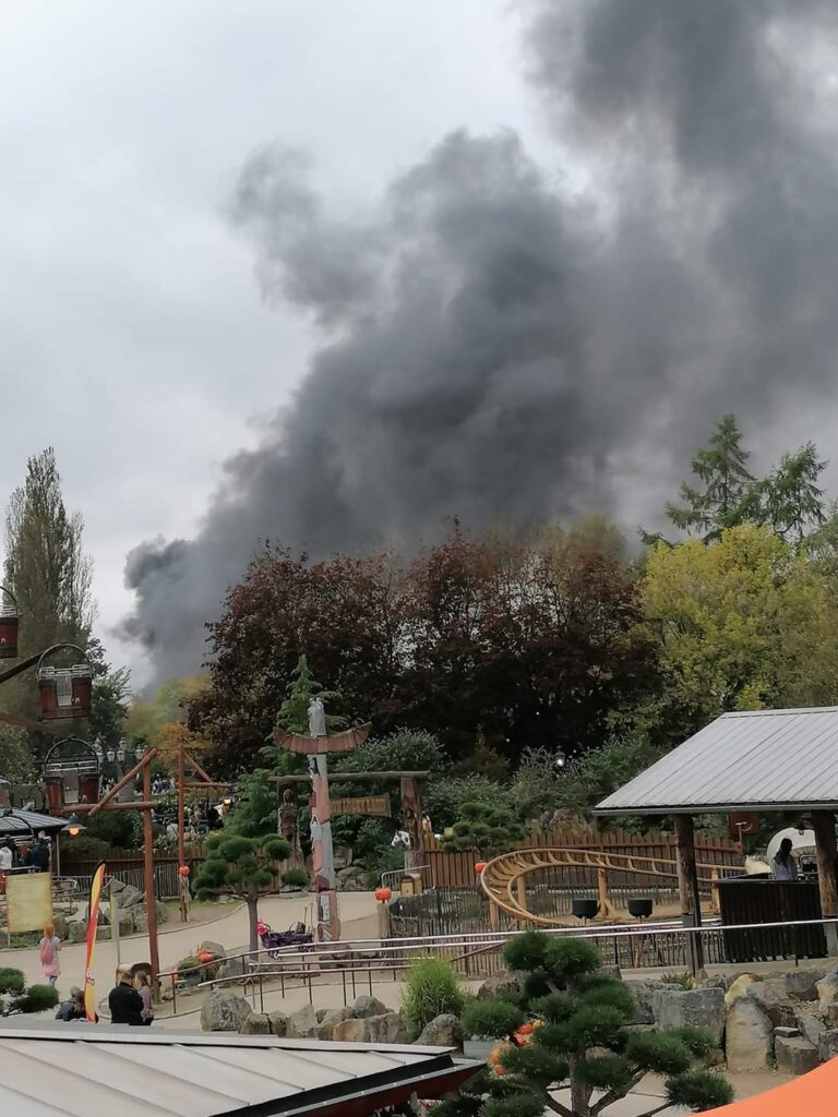 Feuer im Heide Park Resort