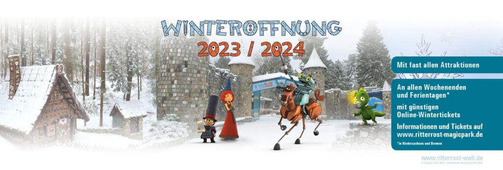 Ritter Rost Magic Park: Winteröffnung 2024