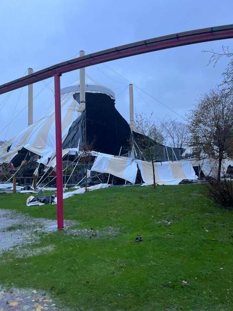Parc Bagatelle vom Sturm "Ciaran" schwer getroffen