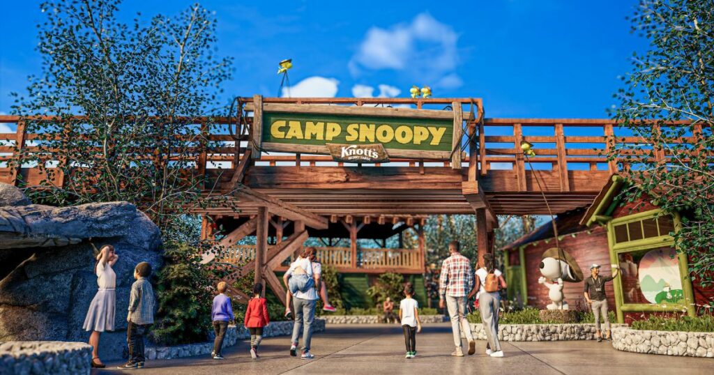 Knott's Berry Farm: Neugestaltetes "Camp Snoopy" wird 2024 eröffnet