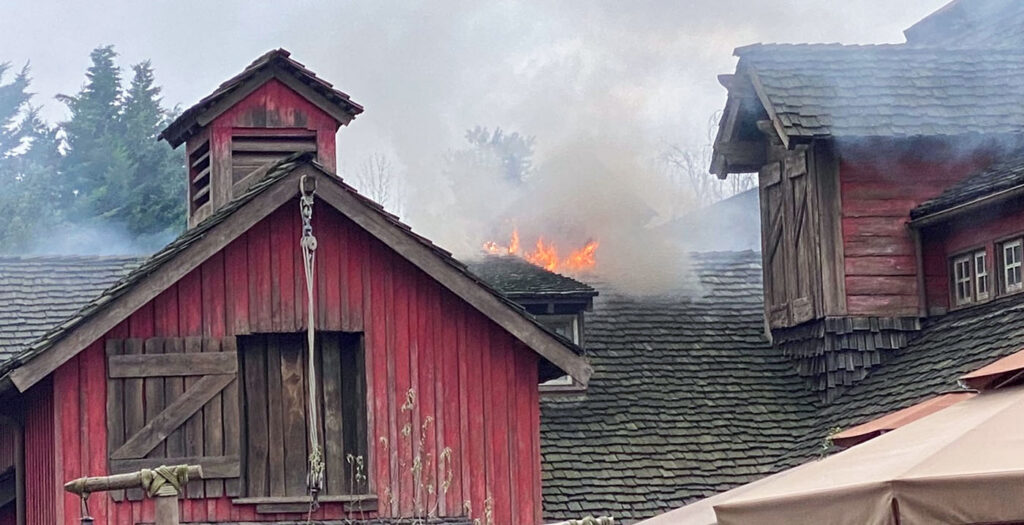 Feuer im Disneyland Paris: Restaurant in Flammen