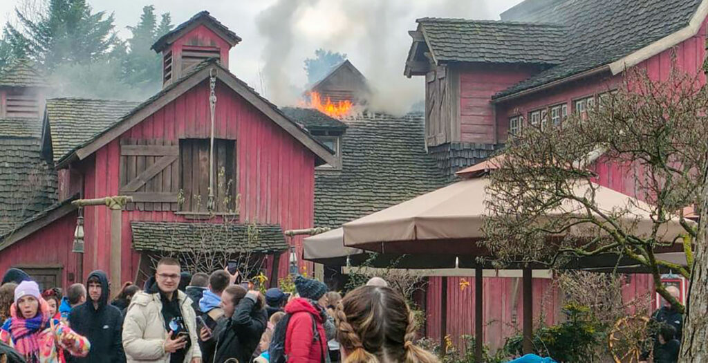 Feuer im Disneyland Paris: Restaurant in Flammen