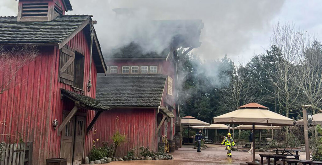 Feuer im Disneyland Paris: Restaurant in Flammen