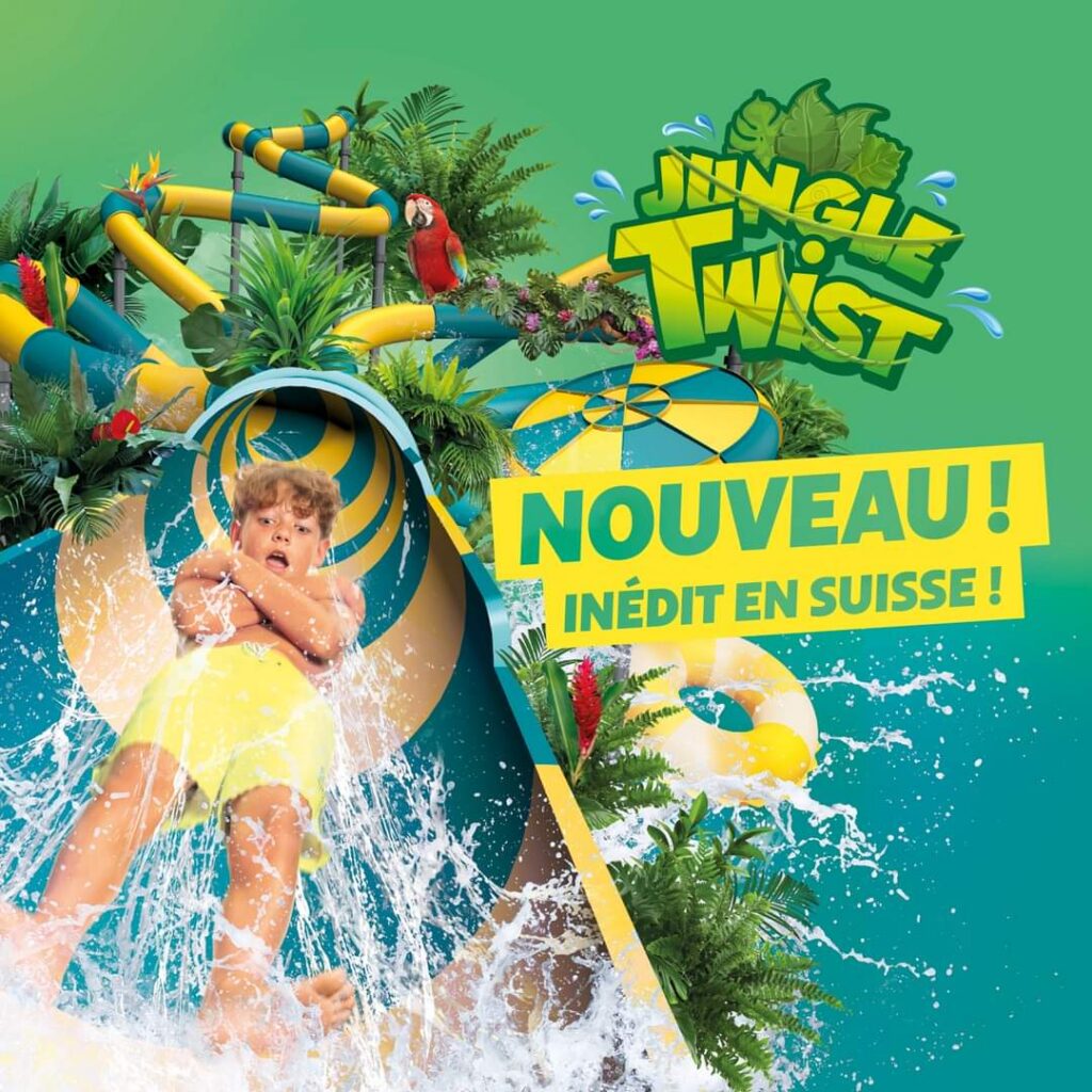 Aqua Parc: Eröffnung neue Wasserrutsche "Jungle Twist"