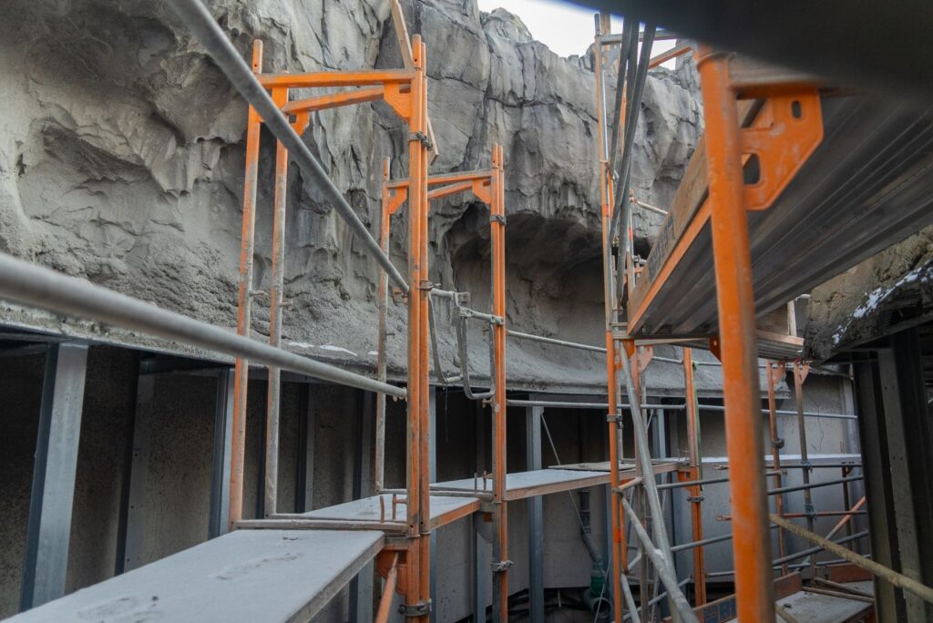 Europa-Park: Neue Baustellenfotos Zauberschlucht der Diamanten