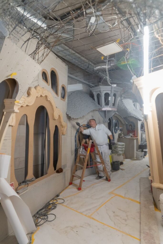 Europa-Park: Neue Baustellenfotos Zauberschlucht der Diamanten