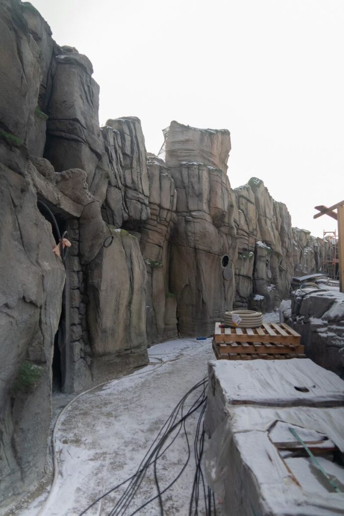 Europa-Park: Neue Baustellenfotos Zauberschlucht der Diamanten