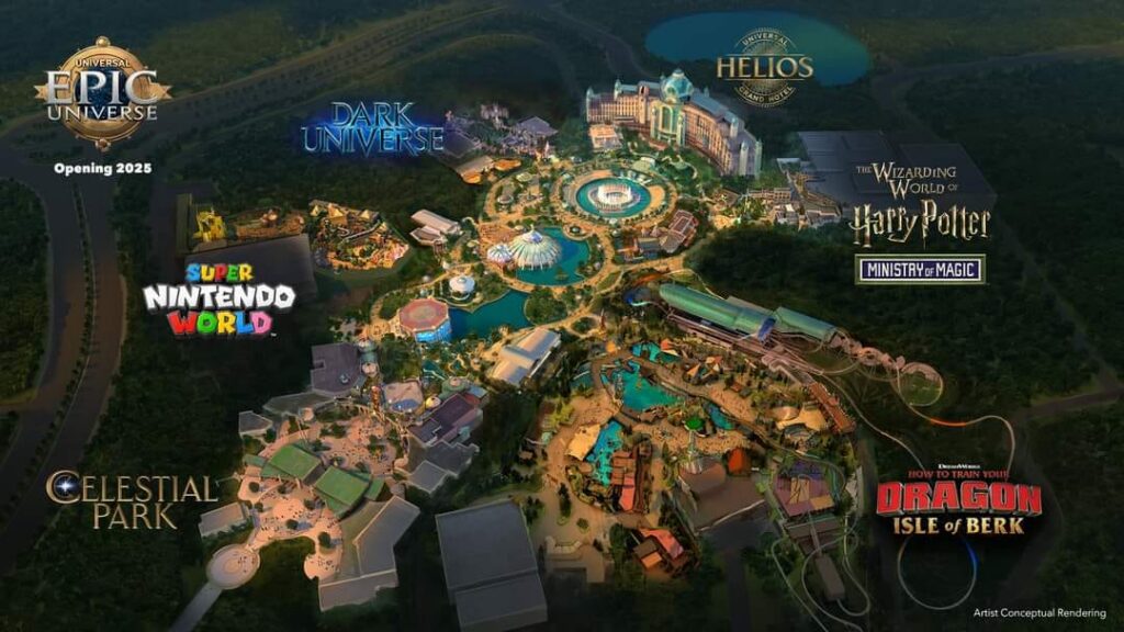 Universal Epic Universe Orlando: Themenbereiche offiziell bekannt gegeben.