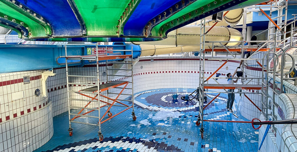 Duinrell: Renovierung und Reparaturen am Tikibad