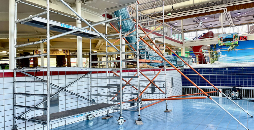 Duinrell: Renovierung und Reparaturen am Tikibad