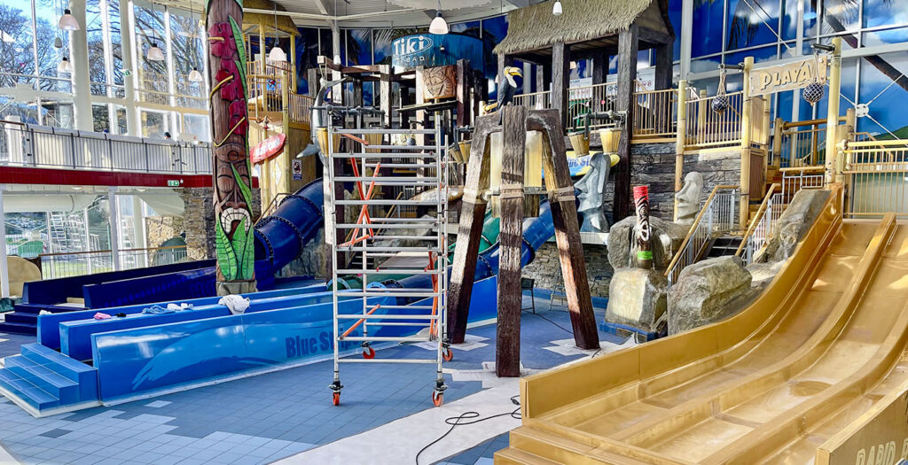 Duinrell: Renovierung und Reparaturen am Tikibad