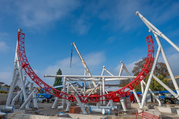 Wiener Prater: Arbeiten an verschiedenen Attraktionen