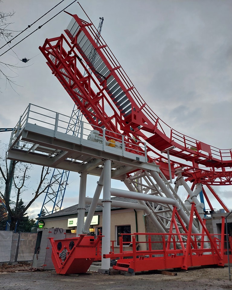 Wiener Prater: Arbeiten an verschiedenen Attraktionen