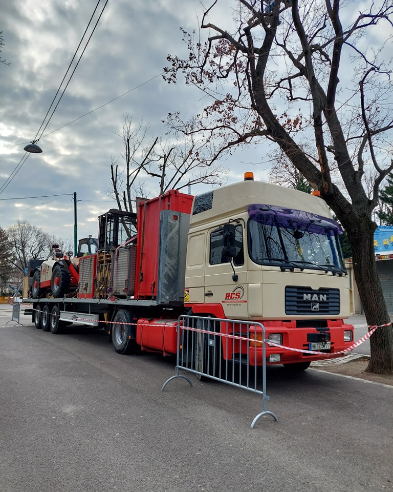 Wiener Prater: Arbeiten an verschiedenen Attraktionen