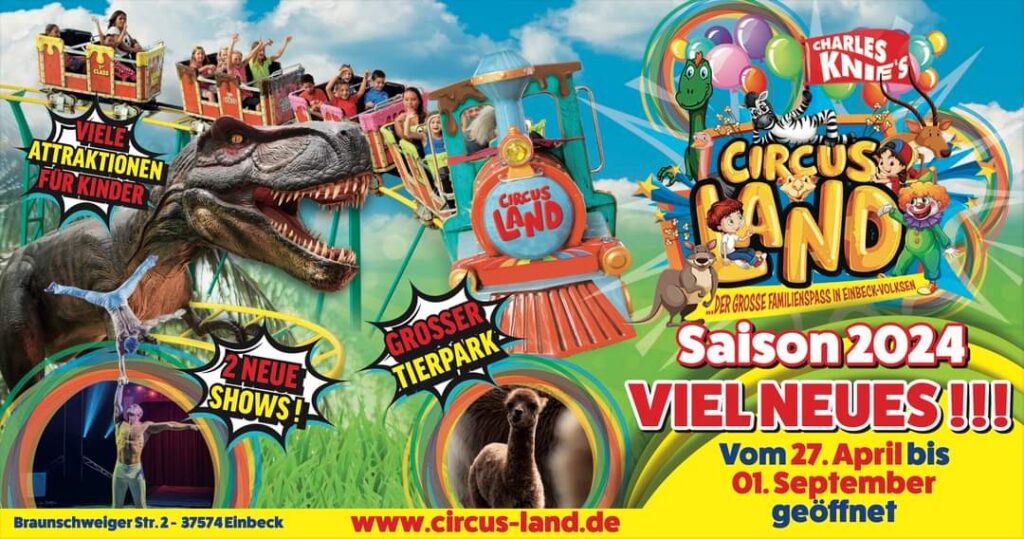 Charles Knie's Cicrus-Land: Neuheiten 2024