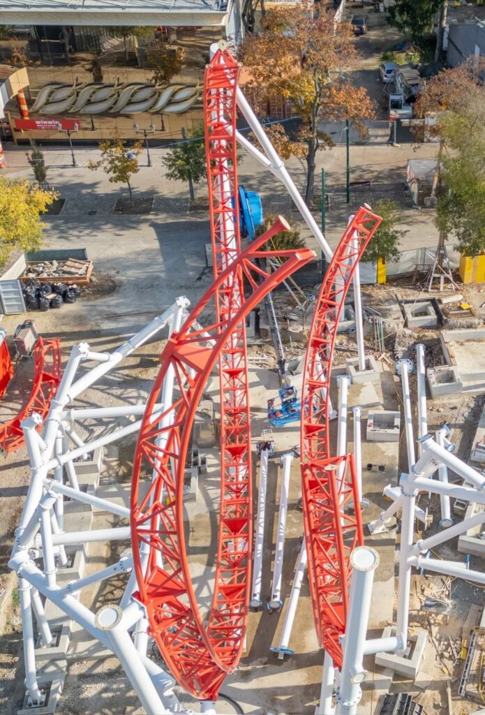 Wiener Prater: Arbeiten an verschiedenen Attraktionen