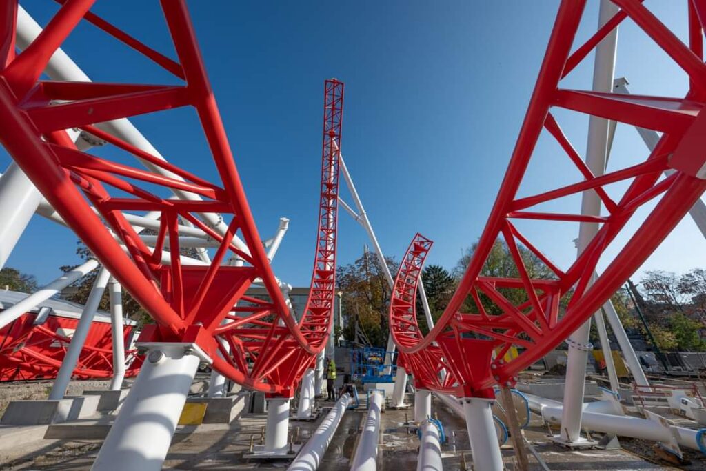 Wiener Prater: Arbeiten an verschiedenen Attraktionen