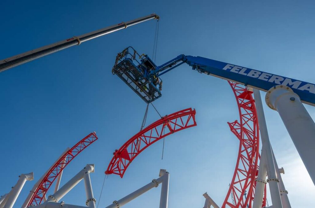 Wiener Prater: Arbeiten an verschiedenen Attraktionen