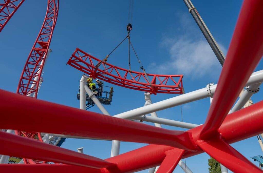 Wiener Prater: Arbeiten an verschiedenen Attraktionen