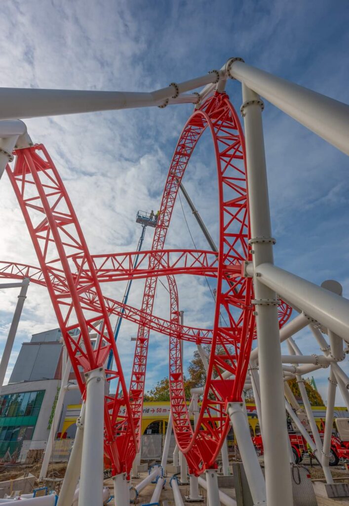 Wiener Prater: Arbeiten an verschiedenen Attraktionen