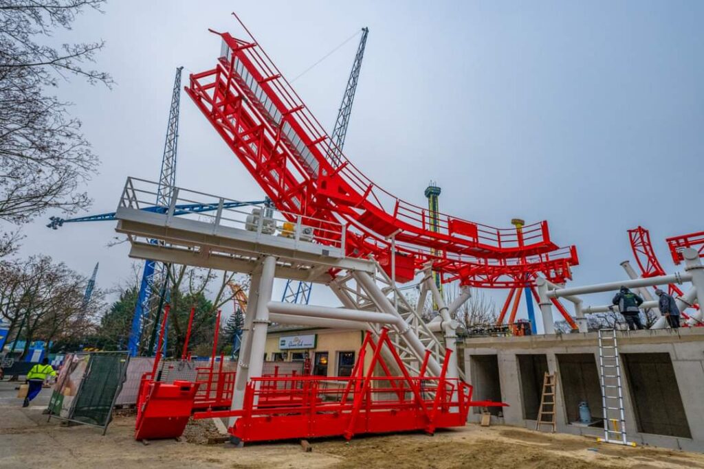 Wiener Prater: Arbeiten an verschiedenen Attraktionen