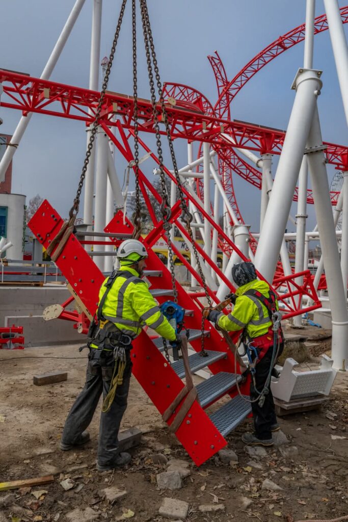Wiener Prater: Arbeiten an verschiedenen Attraktionen