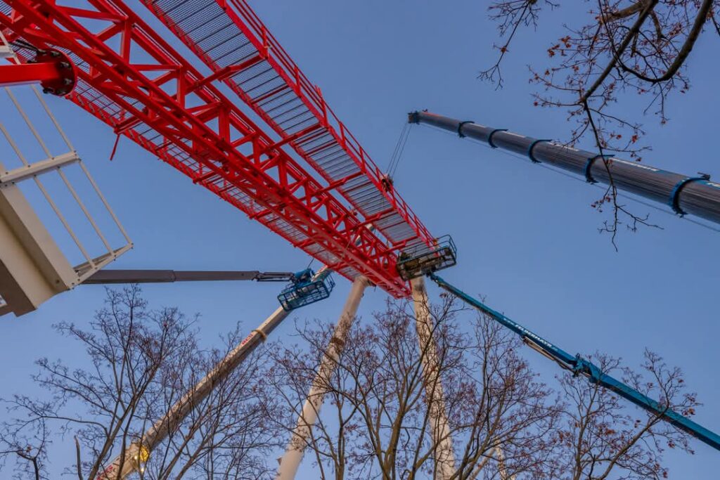 Wiener Prater: Arbeiten an verschiedenen Attraktionen