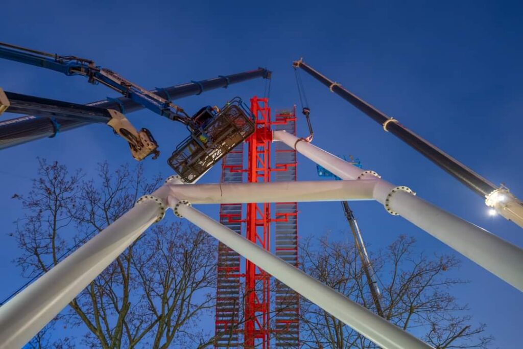 Wiener Prater: Arbeiten an verschiedenen Attraktionen
